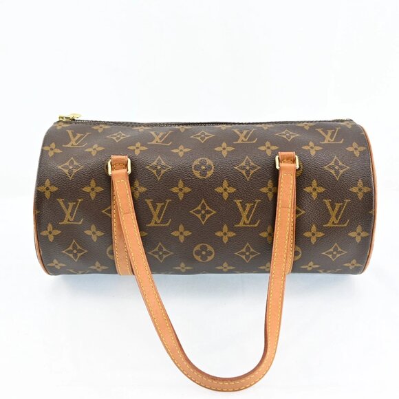 Authentic Louis Vuitton Monogram Papillon 30 Leather Brown Handbag bsj746-110825 - Picture 5 of 16